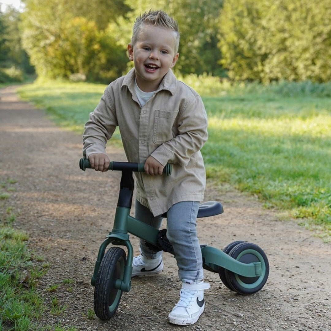 topmark 4-in-1 driewieler en loopfiets kaya - groen | T6079.GN0123 | 1