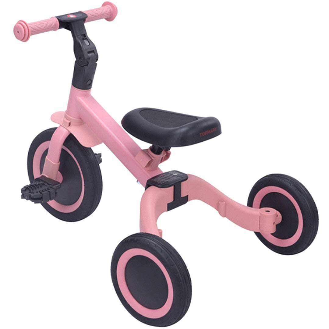 topmark 4-in-1 driewieler en loopfiets kaya - pink | T6079.PK0123 | 4