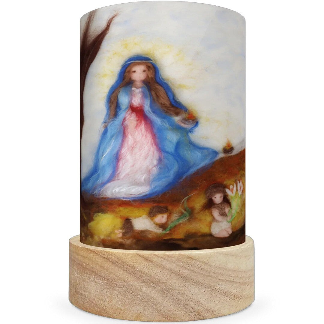 toverlux lichtkaarten voor lantaarn - het wol feetje - waldorf - 5st | TS-SET-HWF2 | 1