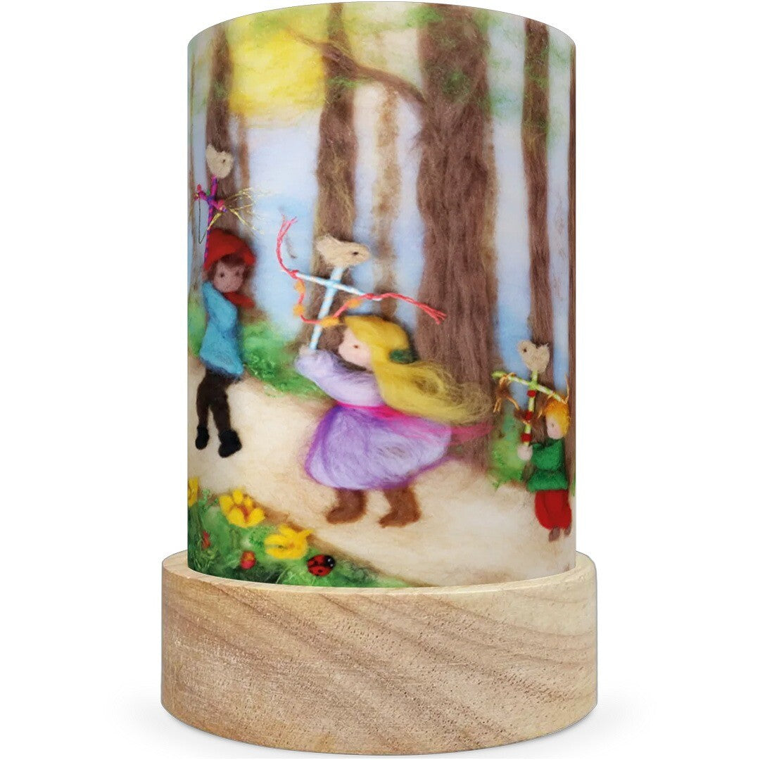 toverlux lichtkaarten voor lantaarn - het wol feetje - waldorf - 5st | TS-SET-HWF2 | 2