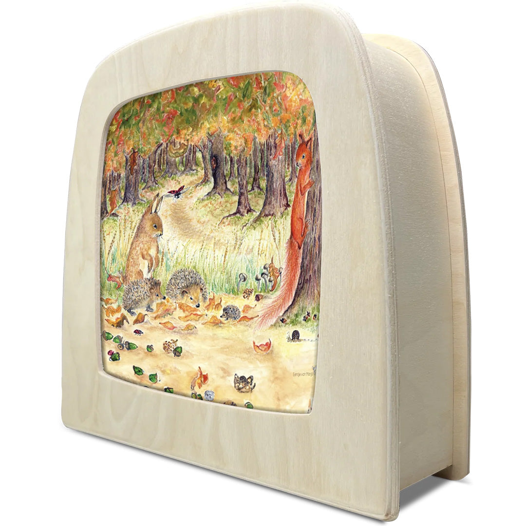 toverlux toverplaat voor toverlamp - herfstbos | EM-SIL-AB | 1