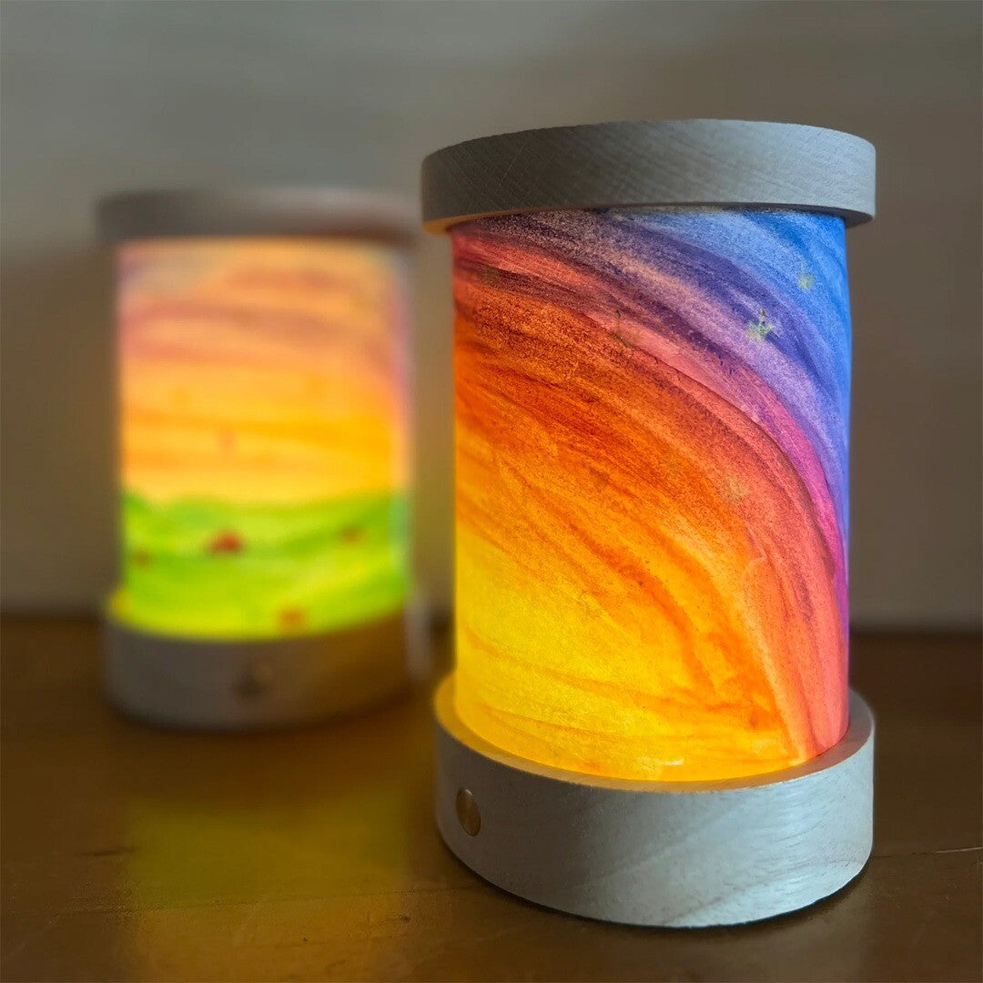 toverlux zelfmaakpakket - 25 lichtkaarten voor lantaarn | DIY-SHADES | 2