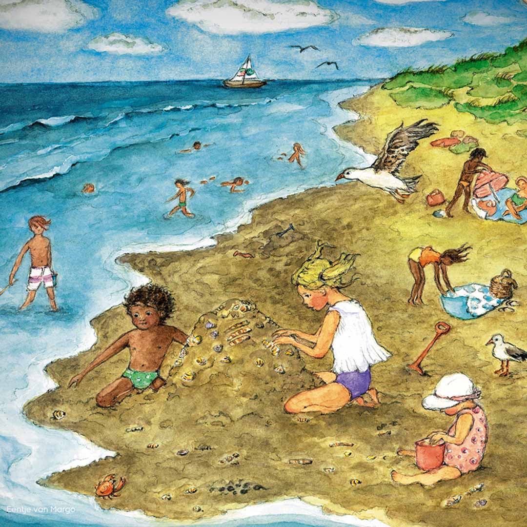 toverlux toverplaat voor toverlamp - aan zee | EM-SIL-BE | 1