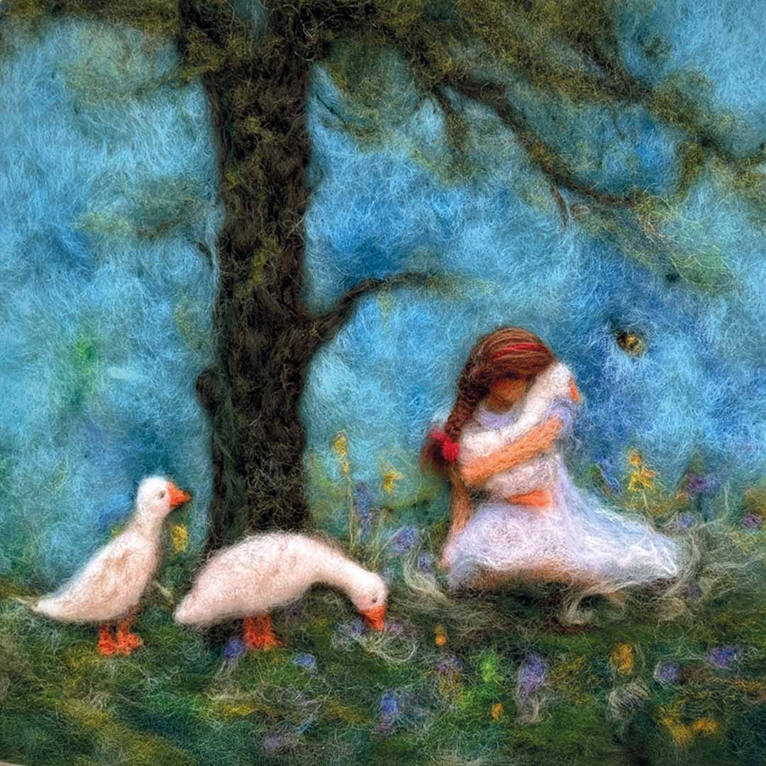 toverlux toverplaat voor toverlamp - ganzen knuffels | HWF-SIL-GC | 4