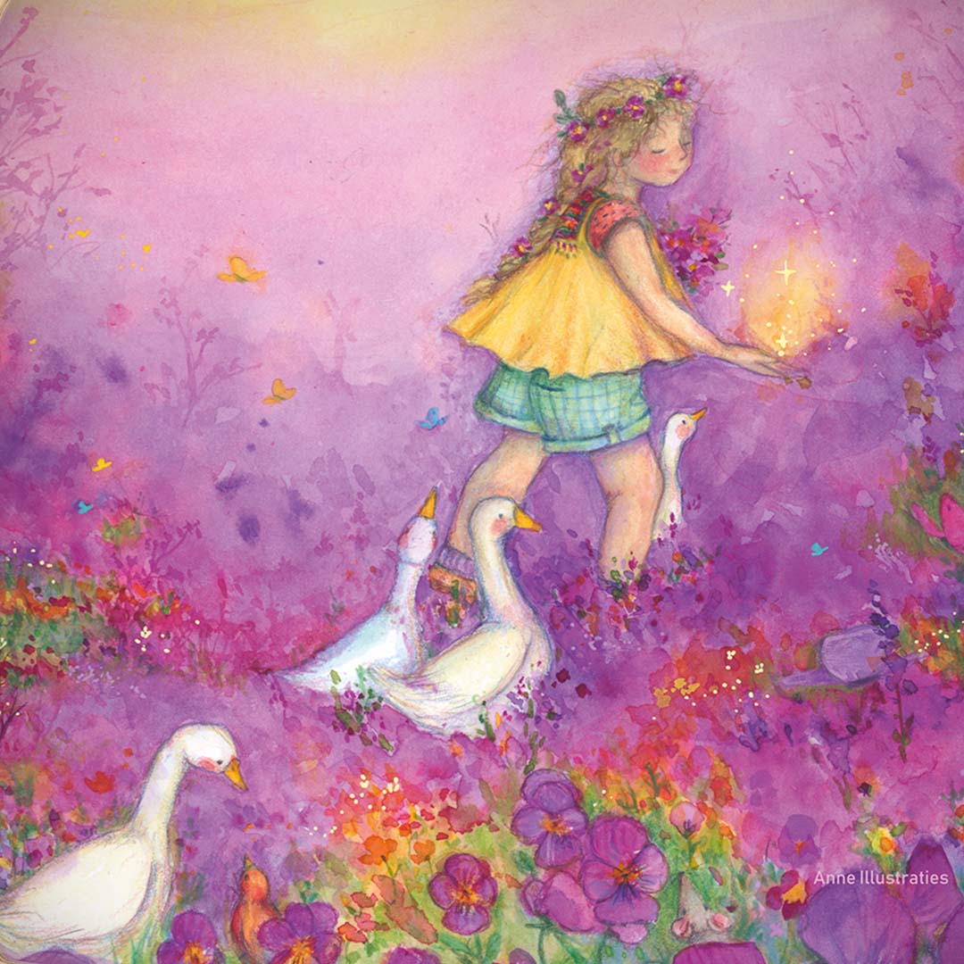 toverlux toverplaat voor toverlamp - ganzenhoedster | AI-SIL-LG | 4