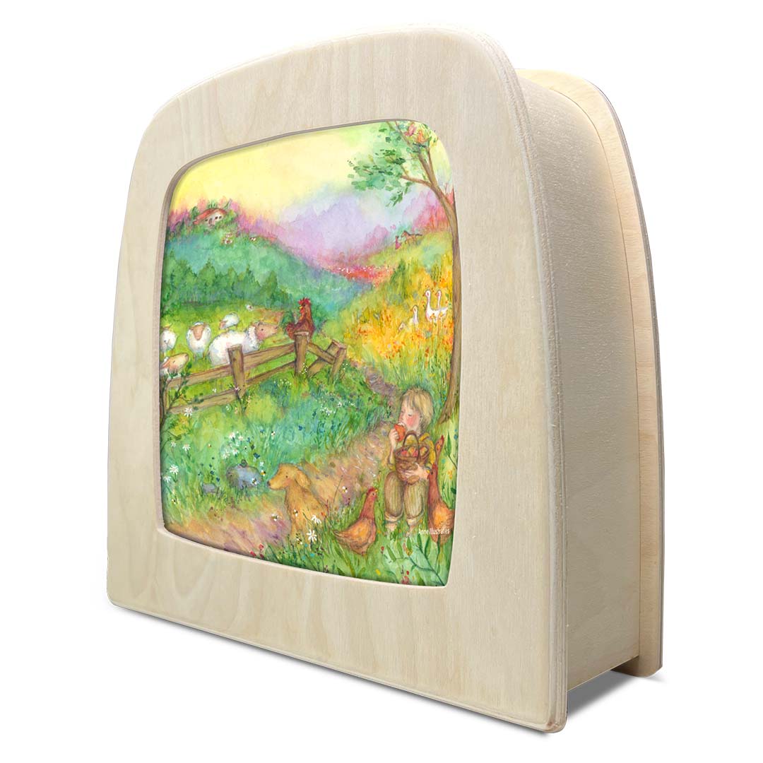 toverlux toverplaat voor toverlamp - leven op de boerderij | AI-SIL-FL | 3