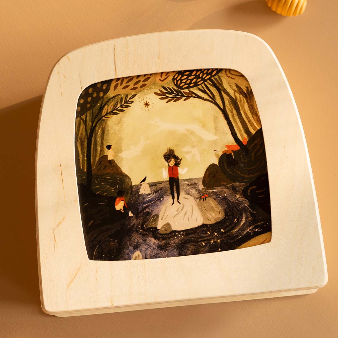 toverlux toverplaat voor toverlamp - schelp | TI-SIL-SH | 1