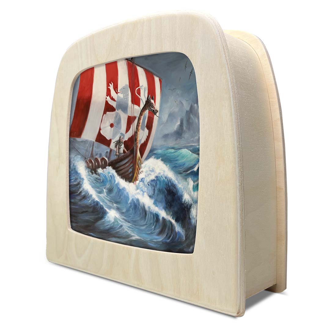 toverlux toverplaat voor toverlamp - vikingschip | BS-SIL-VS | 2