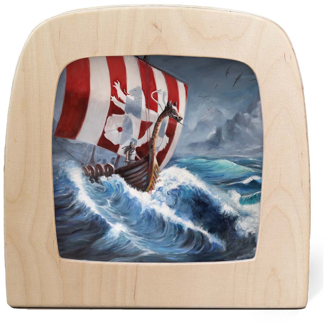 toverlux toverplaat voor toverlamp - vikingschip | BS-SIL-VS | 3