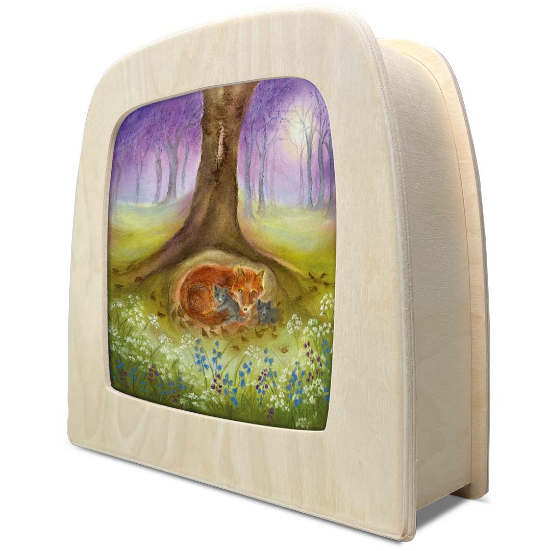 toverlux toverplaat voor toverlamp - vossenfamilie | BA-SIL-FF | 1