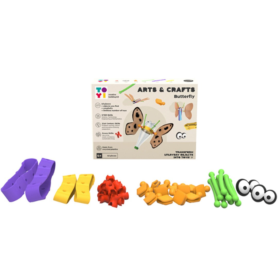 toyi bouwpakket arts and crafts butterfly | TY408684 | 1