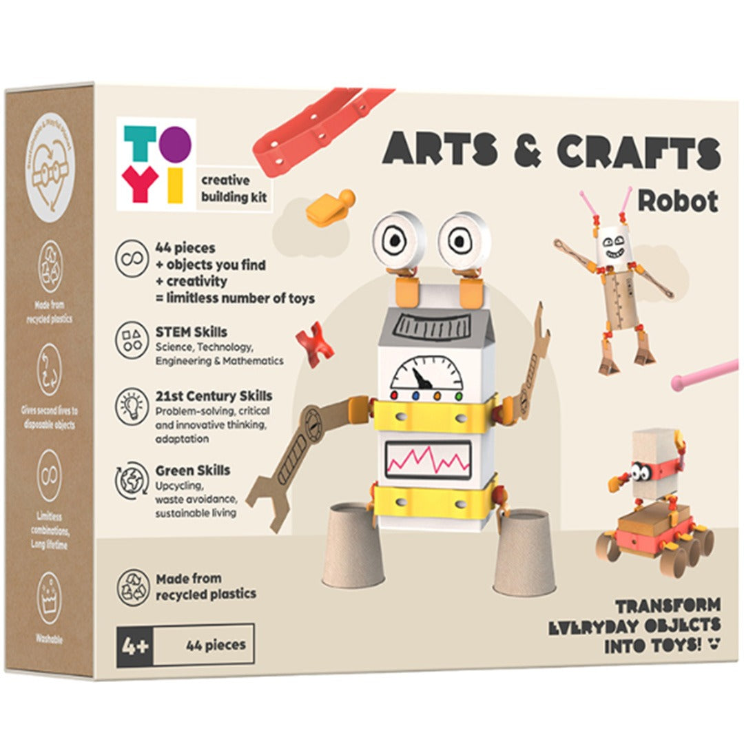 toyi bouwpakket arts and crafts robot | TY408683 | 0