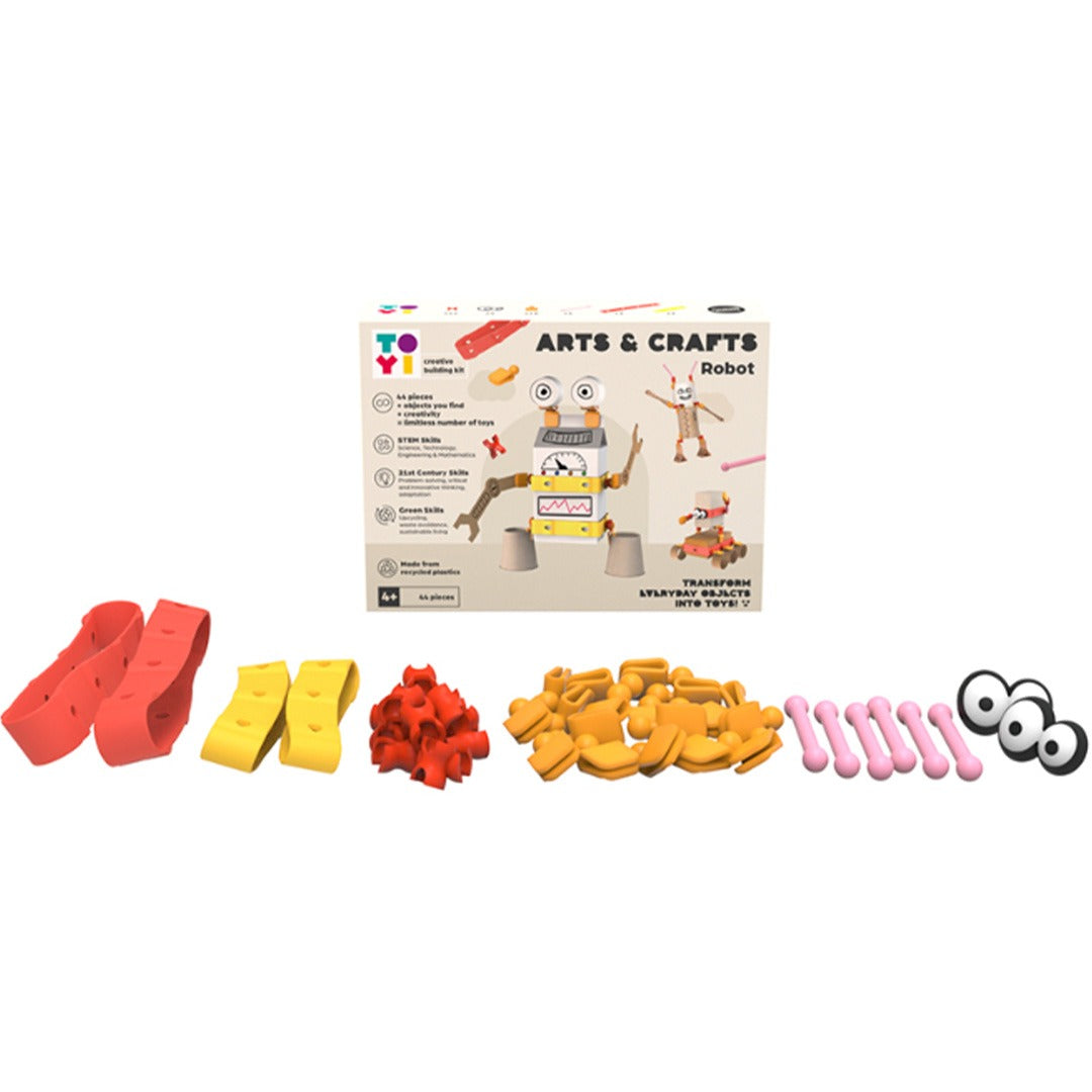 toyi bouwpakket arts and crafts robot | TY408683 | 5