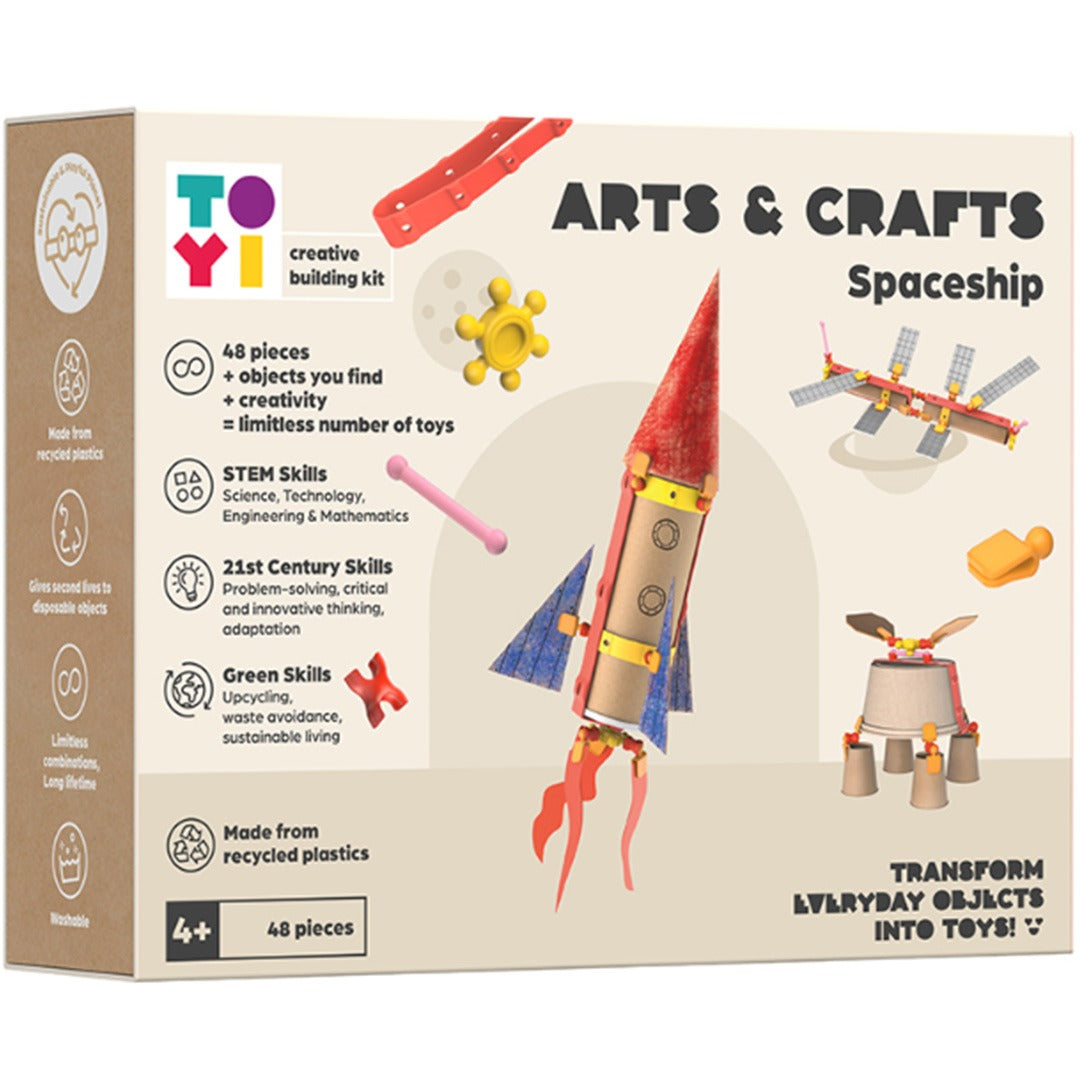 toyi bouwpakket arts and crafts spaceship | TY408685 | 0