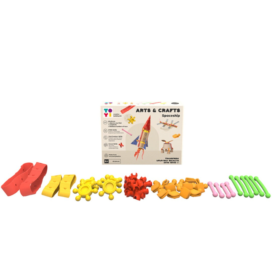 toyi bouwpakket arts and crafts spaceship | TY408685 | 1