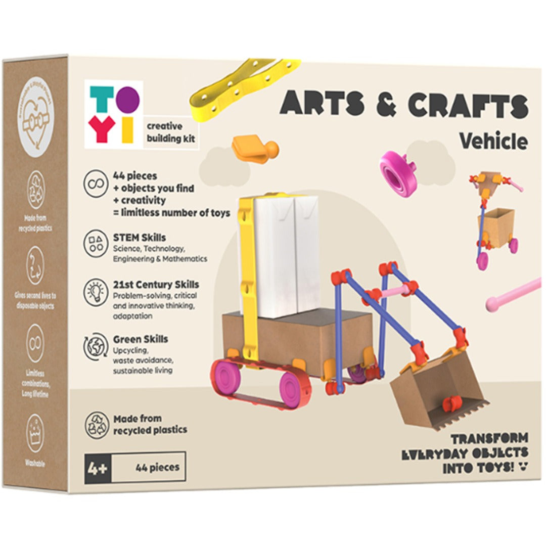 toyi bouwpakket arts and crafts vehicle | TY408682 | 0