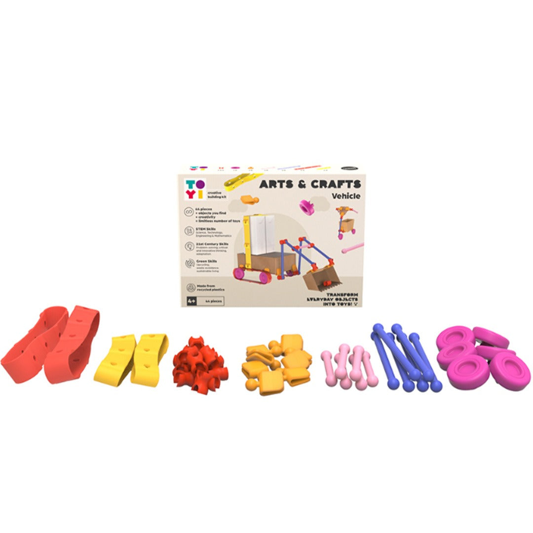 toyi bouwpakket arts and crafts vehicle | TY408682 | 1