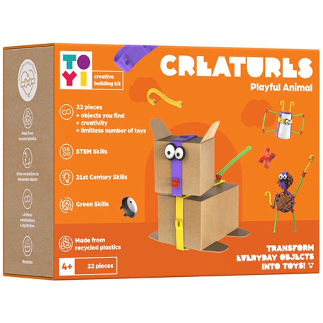 toyi creatures bouwpakket playful animal | TY408661 | 0