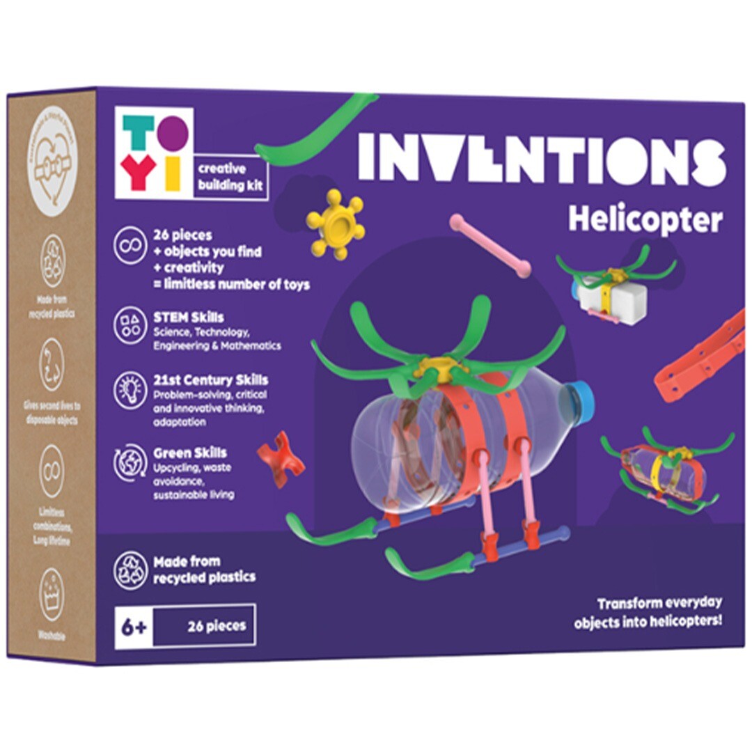 toyi inventions bouwpakket helicopter | TY408651 | 0