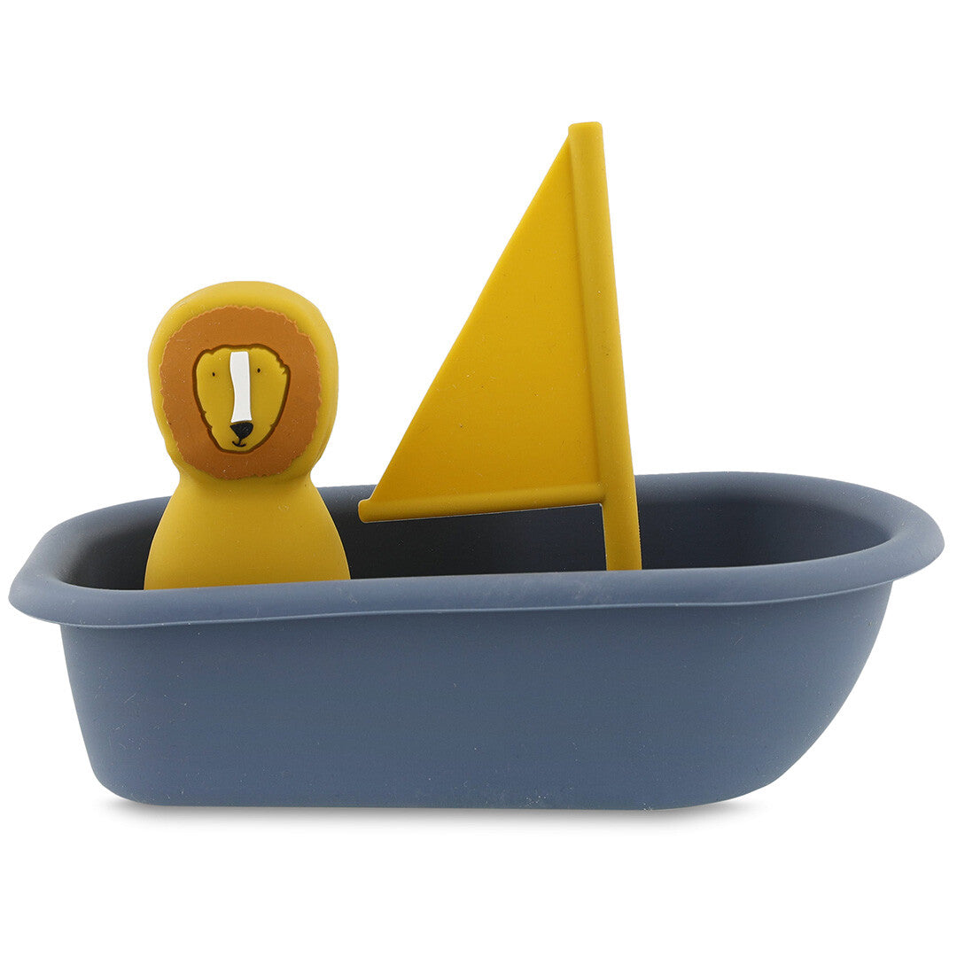 trixie badspeelgoed zeilboot - mr. lion | 37-674 | 0