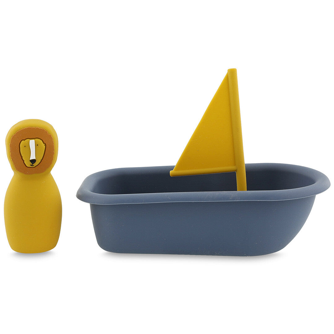trixie badspeelgoed zeilboot - mr. lion | 37-674 | 1