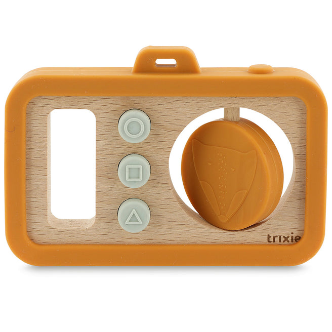 trixie bijtspeelgoed camera - mr. fox | 36-248 | 0