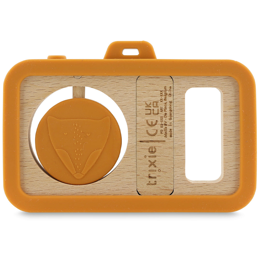 trixie bijtspeelgoed camera - mr. fox | 36-248 | 1