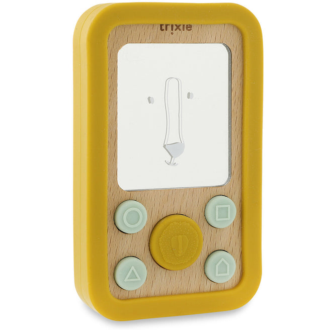 trixie bijtspeelgoed met spiegeltje telefoon - mr. lion | 36-243 | 0
