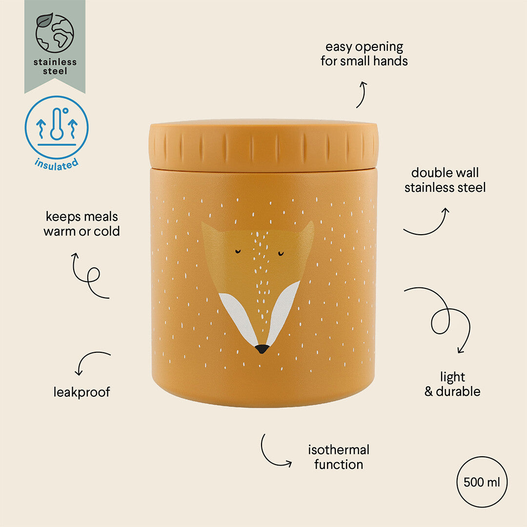 trixie geïsoleerde voedselpot mr. fox - 500 ml | 55-210 | 2