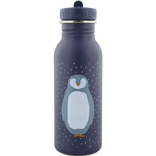trixie rvs drinkfles - mr. penguin - 500 ml | 41-207 | 0