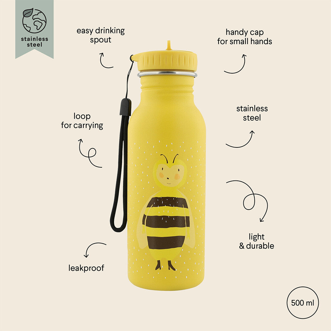 trixie rvs drinkfles mrs. bumblebee - 500 ml | 41-226 | 3