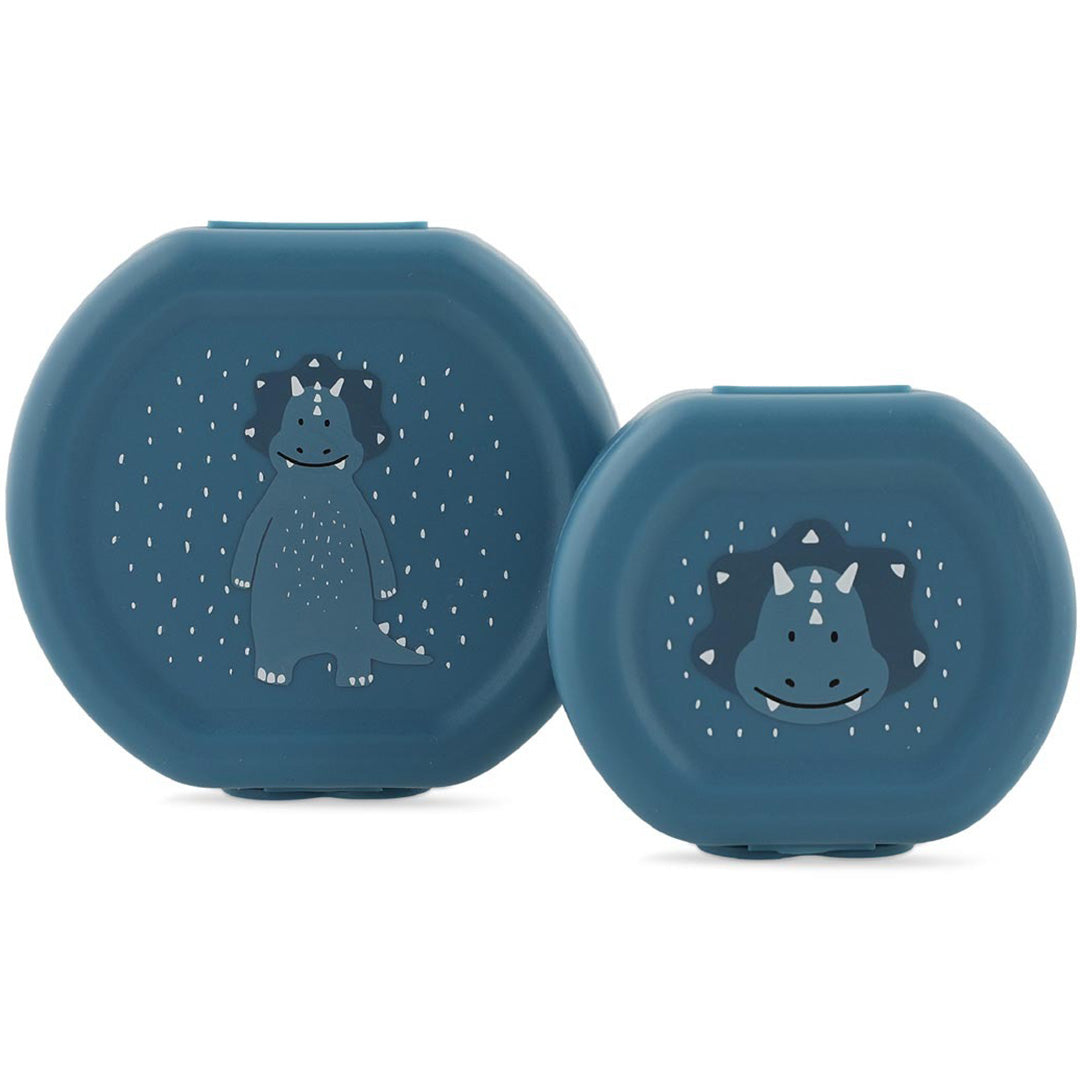 trixie snackdoosjes met clip mr. triceratops - 2st 1