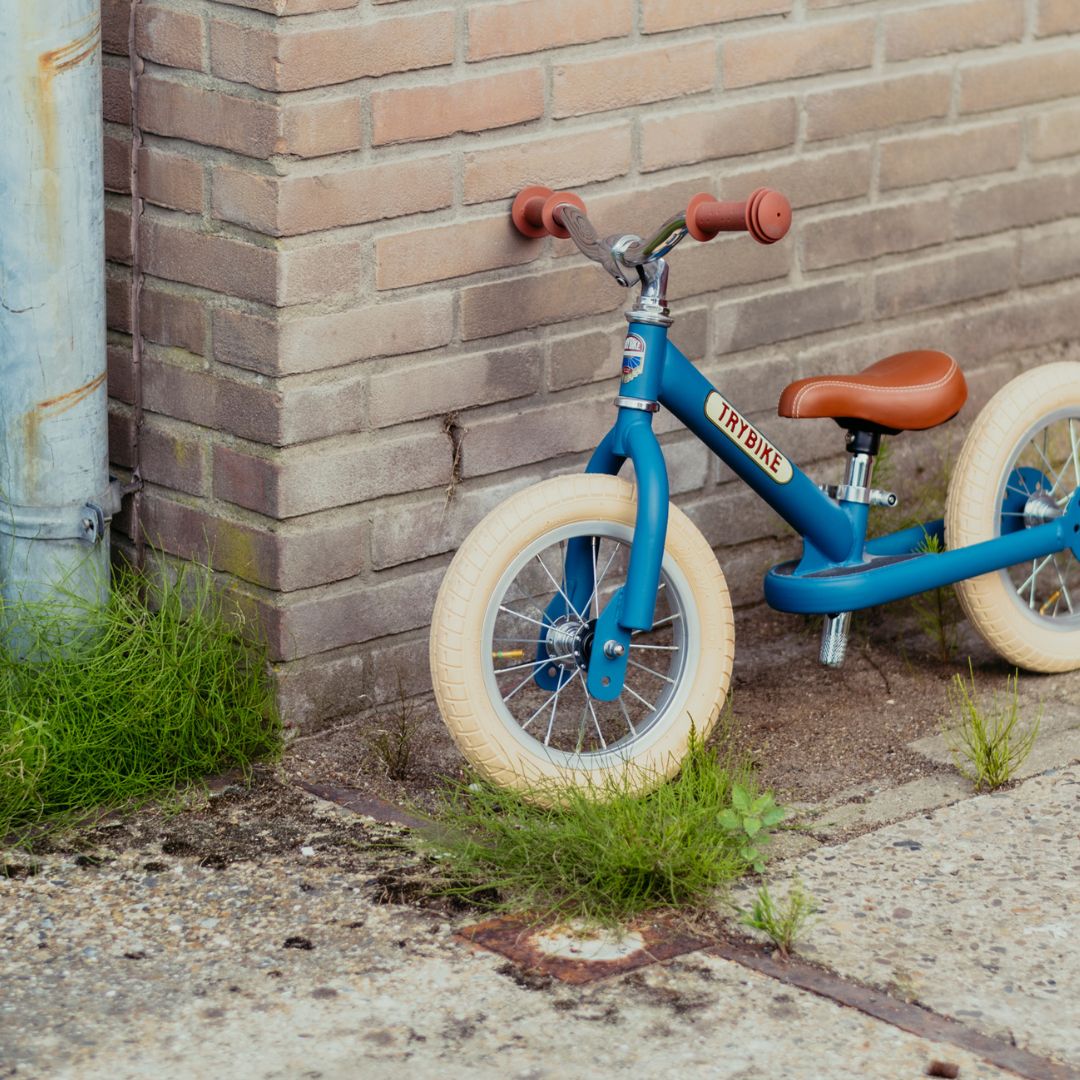 trybike steel 2-in-1 loopfiets vintage blauw mat - bruin  | TBS3-MBLU-VIN | 5