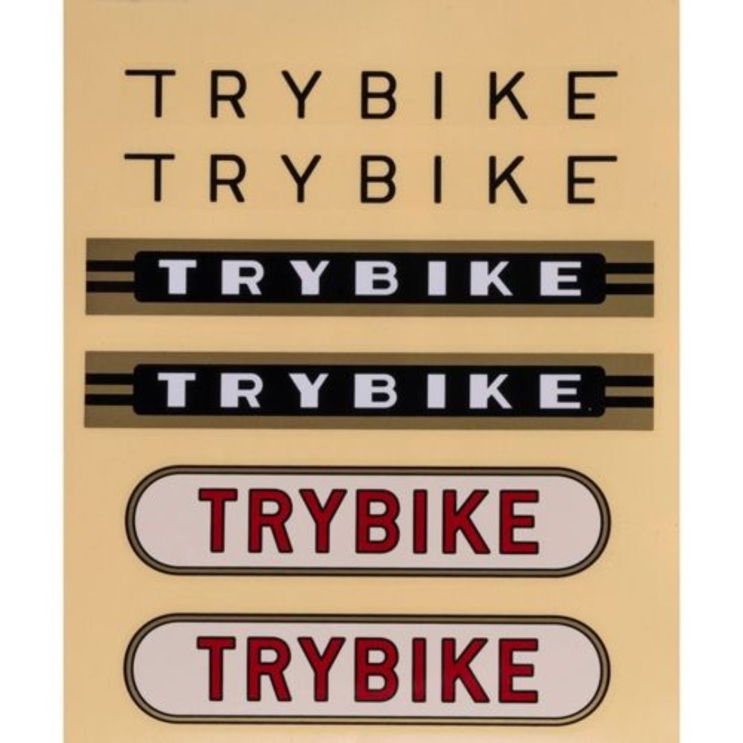 trybike steel loopfiets vintage rood mat - bruin | TBS-2-MRED-VIN | 2