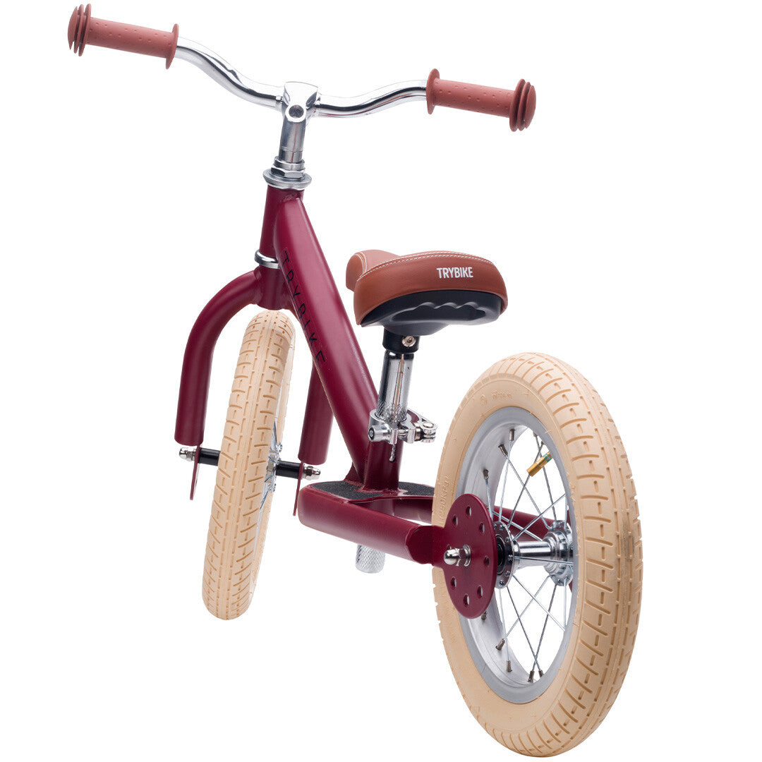trybike steel loopfiets vintage rood mat - bruin | TBS-2-MRED-VIN | 3