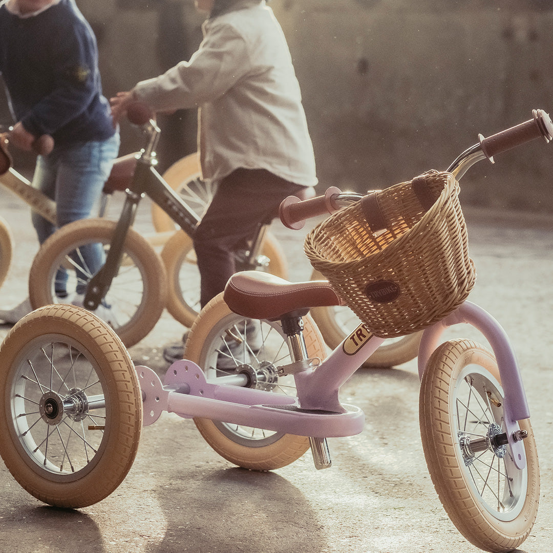 trybike steel 2-in-1 loopfiets vintage lila mat - bruin | tbs3mprlvin | 6