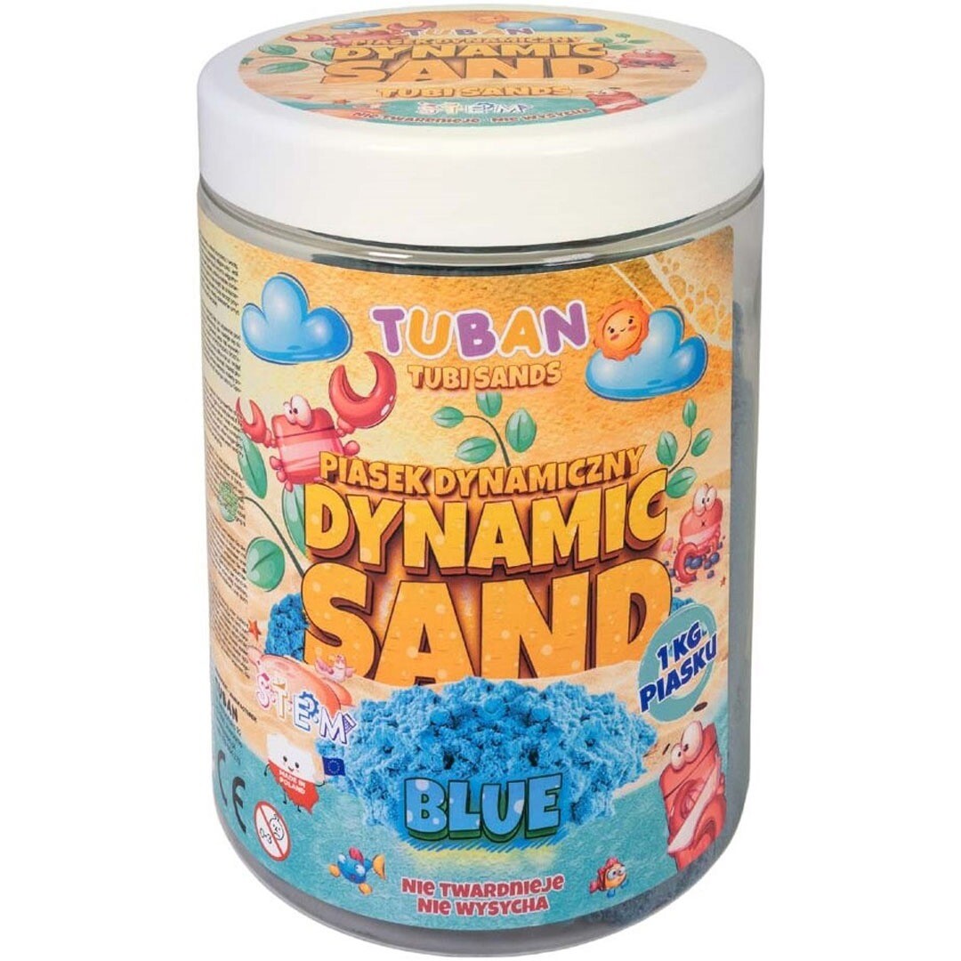 tuban kinetisch zand blauw - 1 kg | 860TU3554 | 0