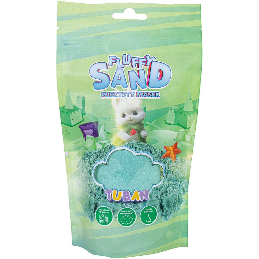 tuban kinetisch zand fluffy - groen - 90 gr | 860TU3786 | 0