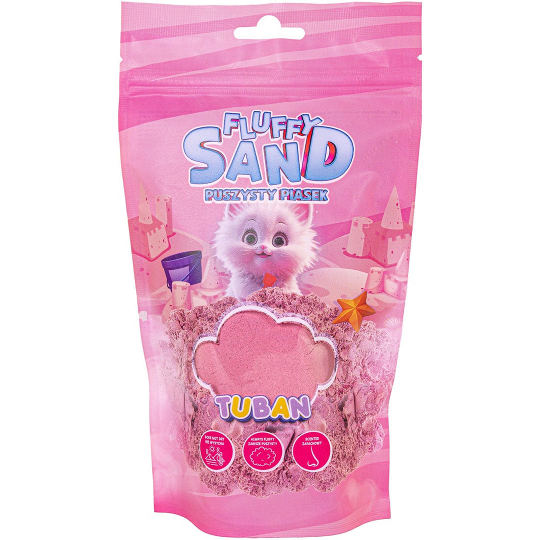 tuban kinetisch zand fluffy - pink - 90 gr | 860TU3785 | 0