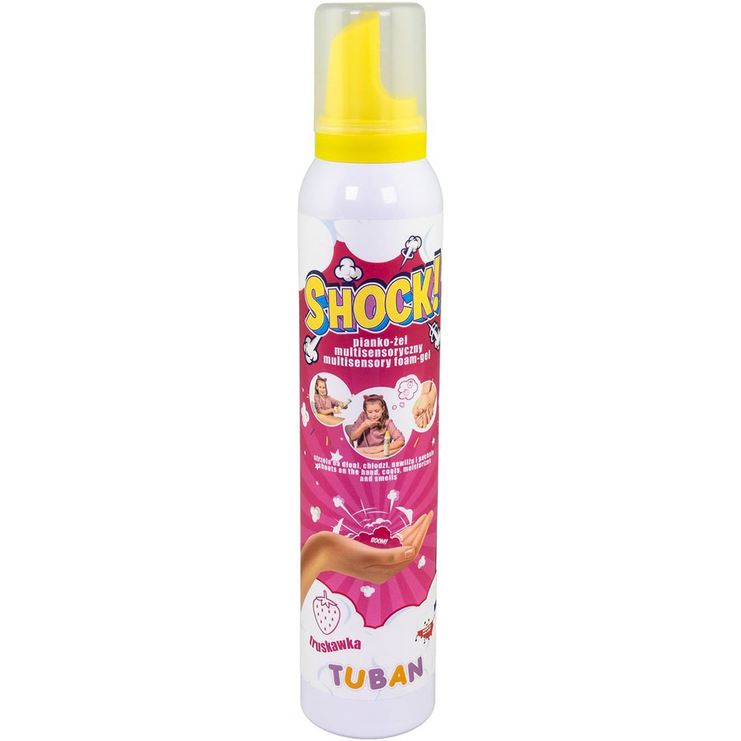 tuban shock! sensorisch knetterschuim - strawberry | 1