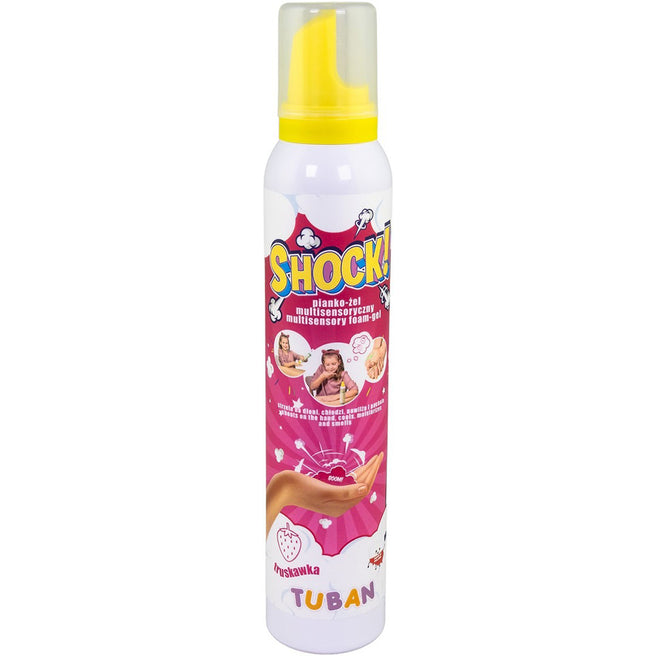 tuban shock! sensorisch knetterschuim - strawberry | 1