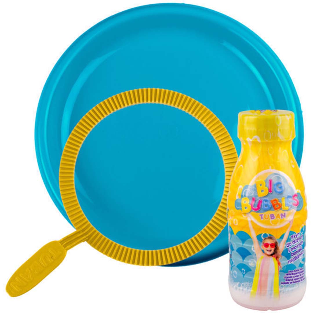 tuban bellenblaas set - bord, ring en vloeistof - 250 ml | 860TU3635 | 1