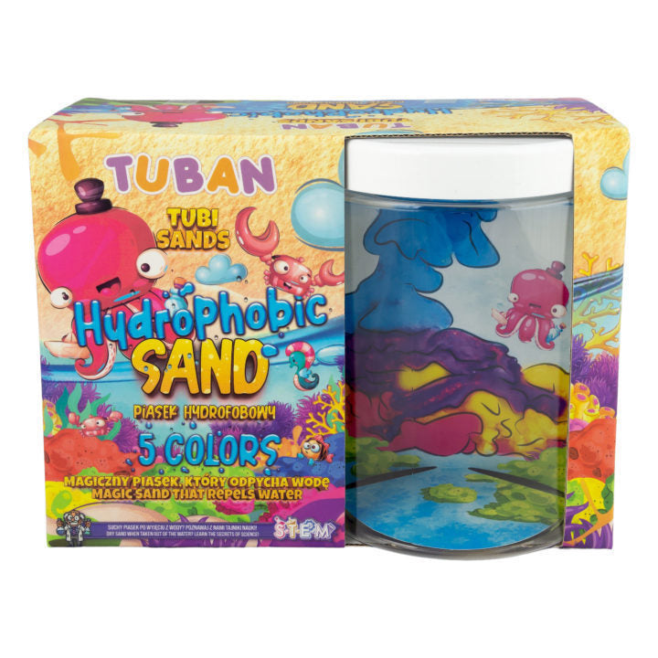 tuban hydrofoob zand - 5 kleuren met aquarium | 860TU3558 | 1