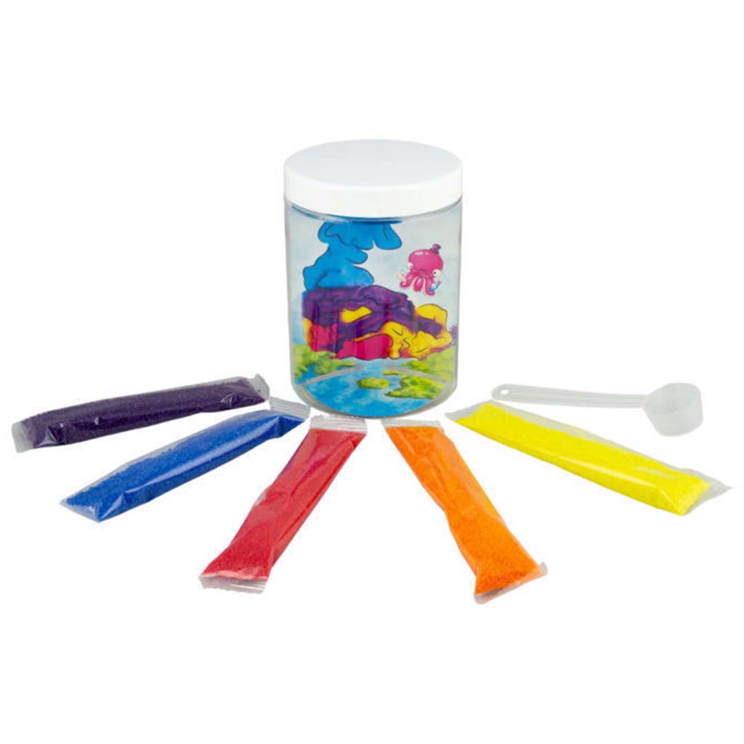 tuban hydrofoob zand - 5 kleuren met aquarium | 860TU3558 | 4