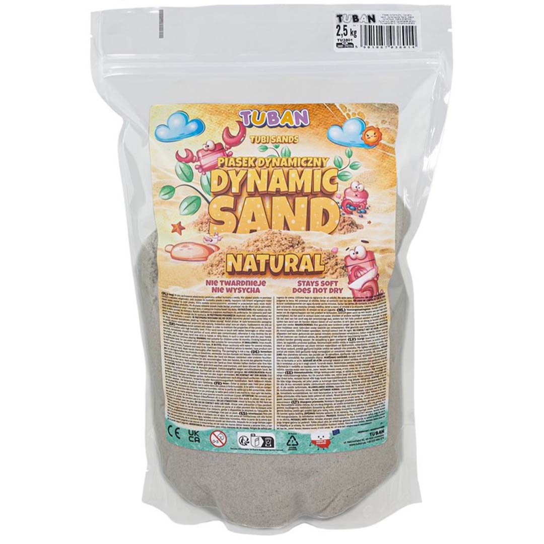 tuban kinetisch zand in zak - natural - 2,5 kg | 860TU3801 | 1