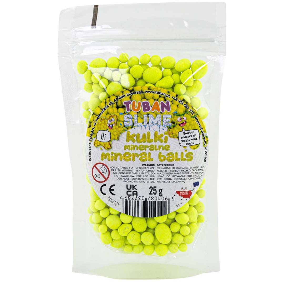 tuban minerale balletjes - geel - 25 gram | 860TU3778 | 1