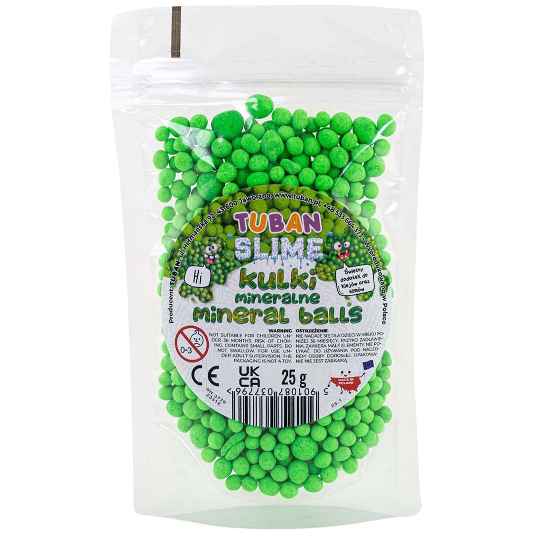 tuban minerale balletjes - groen - 25 gram | 860TU3779 | 1