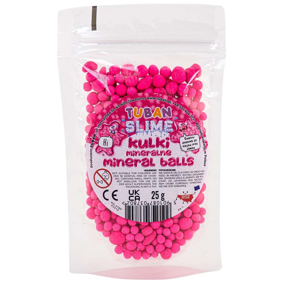 tuban minerale balletjes - roze - 25 gram | 860TU3780 | 1