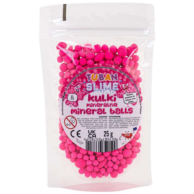 tuban minerale balletjes - roze - 25 gram | 860TU3780 | 1