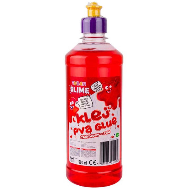 tuban pva lijm - rood - 500 ml | 860TU3148 | 1